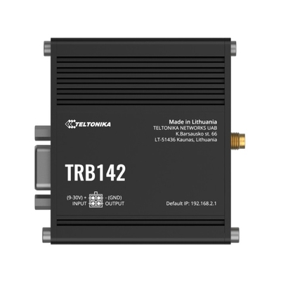 Teltonika Industrial Rugged LTE RS232 Gateway, 4G/LTE (Cat 1), Equipped with RS232, Compatible with industrial DNP3 & Modbus protocols, PSU included
