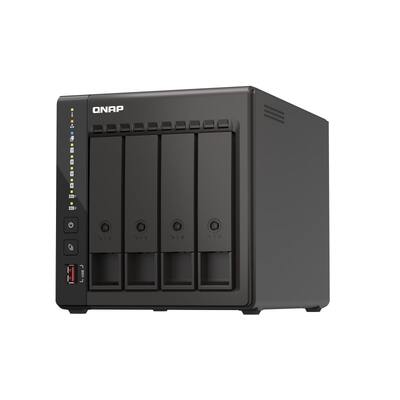 QNAP TS-453E-8G 4-bay desktop NAS,  4CORE burst 2.6GHz, 8GB RAM, 2 x HDMI 1.4b, 2x M.2 2280 PCIe slots