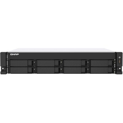 QNAP NAS TS-873AeU-RP-4G 8-Bay short-depth rackmount NAS, AMD Ryzen V1000 series V1500B Redundant Power