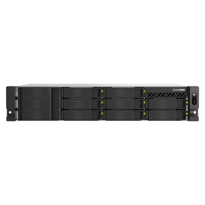 QNAP TS-h1065eU-8G 8+2 Bay 2U Short Depth Rackmount NAS