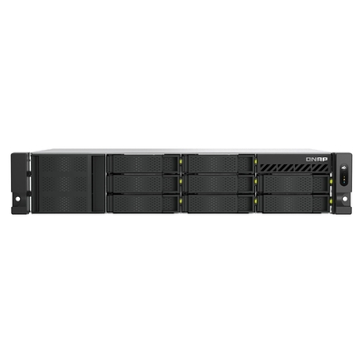 QNAP TS-h1065eU-RP-8G 8+2 Bay Compact 1U SATA-based all-flash rackmount NAS