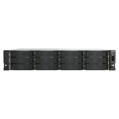 QNAP TS-h1465U-RP-8G 12-Bay, Intel quad-core CPU,8 GB DDR5, 300W RP 2U rackmount Enterprise NAS