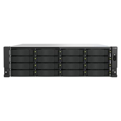 QNAP TS-h1677AXU-RP-R7-32G 16-Bay, Ryzen Gen7 CPU,32 GB DDR5, 550W RP Enterprise NAS