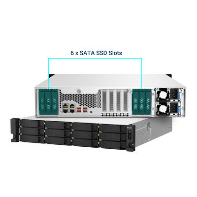 QNAP TS-h1887XU-RP-E2336-32G,18-Bay 2U rackmount NAS, Intel Xeon
