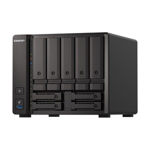 QNAP TS-h973AX-32G Desktop 9-Bay Diskless NAS AMD Ryzen CPU 32GB RAM