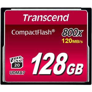 Transcend 128GB CF Card (800X)