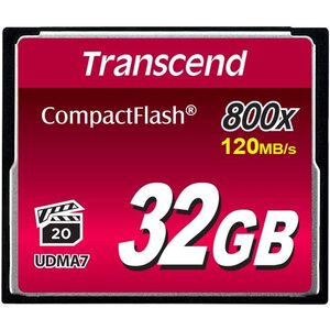 Transcend 32GB CF Card (800X)