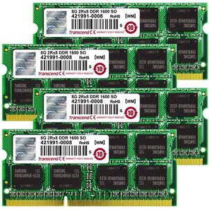 Transcend Transcend 32G Kit (8Gx4) DDR3 1600