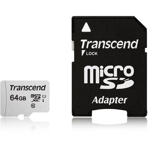 Transcend 64GB MICRO SD UHS-I U1 WITH ADAPTER 95MB