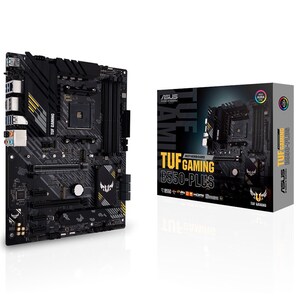 Asus AMD B550 TUF Gaming B550M-PLUS (Ryzen AM4) ATX Gaming Motherboard, PCIe 4.0, Dual M.2, 10 DrMOS Power Stages, 2.5Gb LAN, HDMI, DP