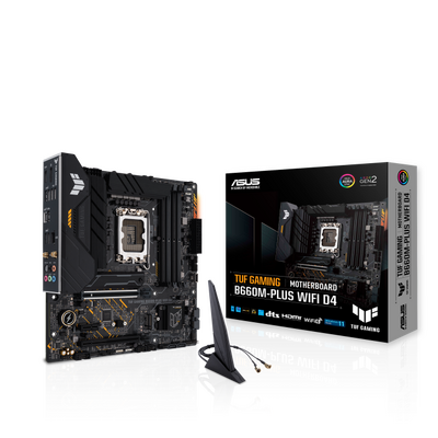 ASUS TUF GAMING B660M-PLUS WIFI D4 LGA 1700 Micro-ATX Motherboard