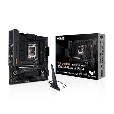 ASUS TUF GAMING B760M-PLUS WIFI D4 LGA 1700 Micro-ATX Motherboard
