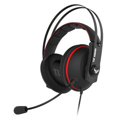 Asus TUF GAMING H7 CORE RED  PC and PS4 Gaming Headset (LS)