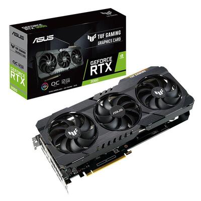 ASUS GeForce RTX 3060 TUF Gaming V2 OC Edition 12GB Video Card - LHR Version - TUF-RTX3060-O12G-V2-GAMING