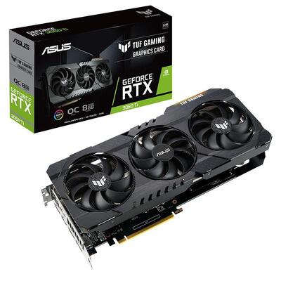 ASUS GeForce RTX 3060 Ti TUF Gaming V2 OC 8GB Video Card - TUF-RTX3060TI-O8G-V2-GAMING