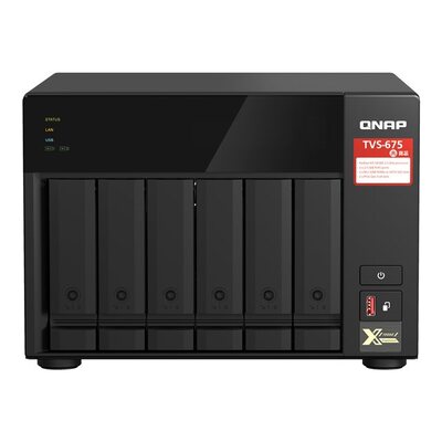 QNAP 6-BAY NAS (NO DISK) KX-U6580 8C 2.5GHz, 8GB