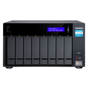 QNAP TVS-872X-I3-8G 8-BAY NAS (NO DISK) INTEL QC 3.1GHz, 8GB, 10GbE(1), GbE(2), M.2(2), TWR, 2YR WTY