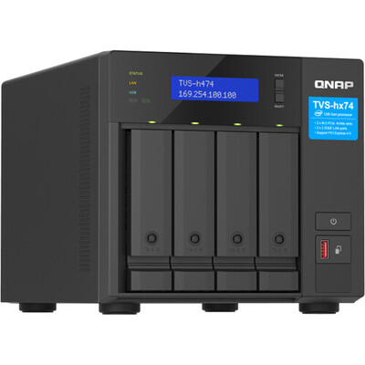 QNAP TVS-h474-i3-8G, 4-bay QuTS hero NAS, Intel i3