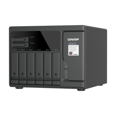 QNAP TVS-h877AX-R5-16G,8-bay QuTS hero Enterprise ZFS Hybrid Desktop NAS