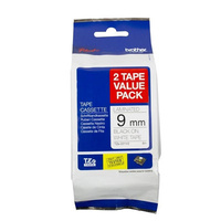 Brother TZe221 Label Tape Twin 8 metres x 2 Labelling Tape