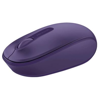 Microsoft 1850 Mouse - Radio Frequency - USB - Optical - Purple - Wireless