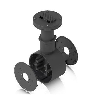 Ubiquiti UACC-Camera-DM-B Camera Arm, Tamper-resistant, back-to-back mount for two UniFi cameras- Black