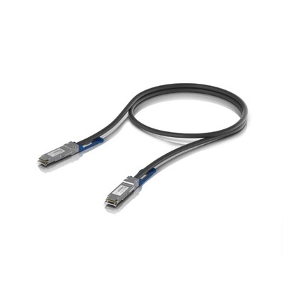 Ubiquiti 100G Direct Attach Cable, Cable length 0.5m, Single Pack, QSFP28 Direct Attach Cable With A 100 Gbps Max Data Rate 