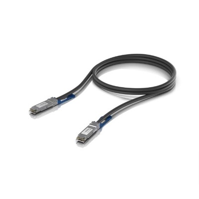 Ubiquiti 100G Direct Attach Cable, Cable length 1m, Single Pack, QSFP28 Direct Attach Cable With A 100 Gbps Max Data Rate