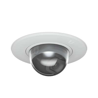 Ubiquiti G5 Dome Camera Ultra Flush Mount,White, Accessory For Recessed Instal Into A Wall/Ceiling With Smoked Bubble Enhanced Discretion