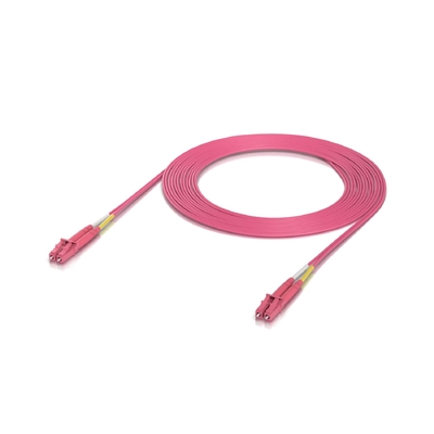 Ubiquiti UACC-OFC-M2-LULU-3M-50 OM4 Duplex LC UPC Fiber Patch Cable, Indoor OM4 multi-mode fiber patch cable