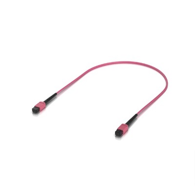 Ubiquiti Indoor OM4 Multi-mode Fiber Patch Cable, 0.5M, Single-pack, With MPO-12 Type B UPC Connectors, Designed For 100G Applications