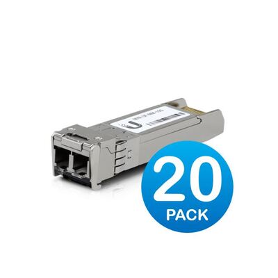 Ubiquiti UFiber 10Gbps Multi-Mode Optical Module, SFP+, 20-Pack, Duplex LC connector, Connection up to 300 m