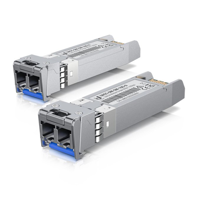 Ubiquiti UFiber SFP+ Single-Mode Fiber Module 10 Gbps 10km Distance - 2 Pack