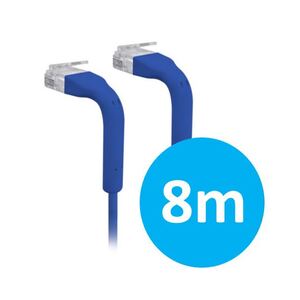 Ubiquiti Patch Cable with both end bendable RJ45 8m - Blue | DeviceDeal