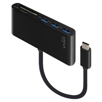 Alogic VROVA USB Type-C to Multi Card Reader & 3 Port USB Hub
