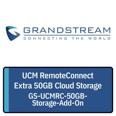 Grandstream Networks UCMRC-50GB-Storage-Add-On Extra 50GB Cloud Storage Sub