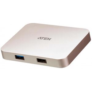 ATEN UH3235 USB-C 4K Ultra Mini Dock with Power Pass-through