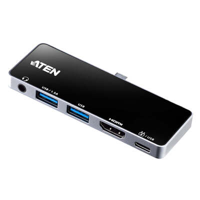 Aten USB-C Travel Dock with Power Pass-Through-UH3238-AT