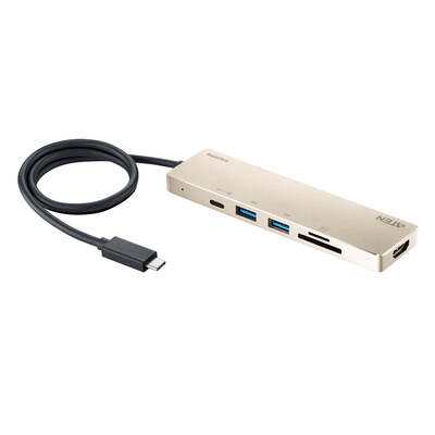 Aten USB-C Travel Dock with Power Pass-Through