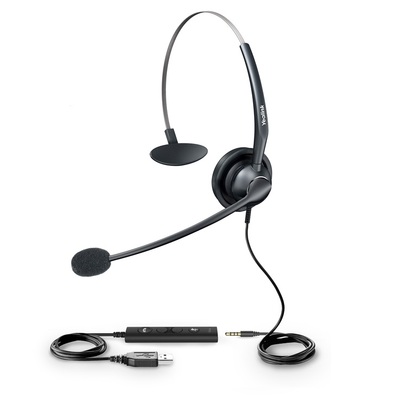 Yealink UH33 USB Wideband Headset with Noise Cancelling Mic