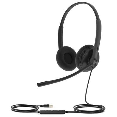 YEALINK UH34L LITE WIDEBAND NOISE-CANCELLING BINAURAL USB HEADSET UH34L-D-UC