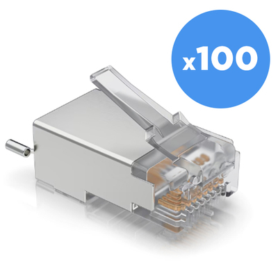 Ubiquiti UISP-Connector-SHD/ TC-CON ToughCables Connectors UISP Connector RJ45 Shielded 100-pack