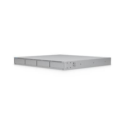 Ubiquiti UNAS-Pro-4 (4) 2.5/3.5" HDD bays and (2) M.2 NVMe SSD 1U rack-mount NAS