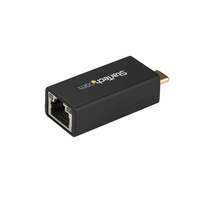 StarTech USB C to Gigabit Ethernet Adapter, USB C Network Adapter - US1GC30DB