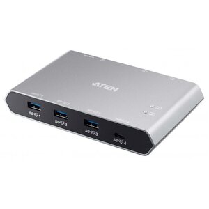 ATEN US3342 2-Port USB-C Gen 2 Sharing Switch with Power Pass-through