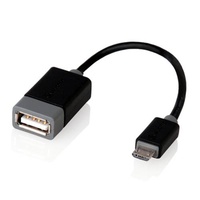 Alogic 15cm USB 2.0 Type B Micro to Type A OTG Adapter (M/F)