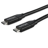 StarTech 1m USB C to USB C Cable w/ 5A PD, USB 2.0 USB-IF Certified - USB2C5C1M