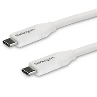 StarTech 4m USB C to USB C Cable w/ 5A PD, USB 2.0 USB-IF Certified - USB2C5C4MW