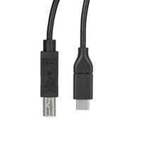 StarTech 3m / 10 ft USB C to USB B Printer Cable, M/M, USB 2.0 - USB2CB3M