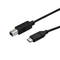 StarTech 0.5m USB C to USB B Printer Cable, M/M, USB 2.0 - USB2CB50CM